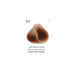 - LIGHT IRRIDIANCE - Tinte Cromic 8/3 Rubio Claro Dorado 100 ml
