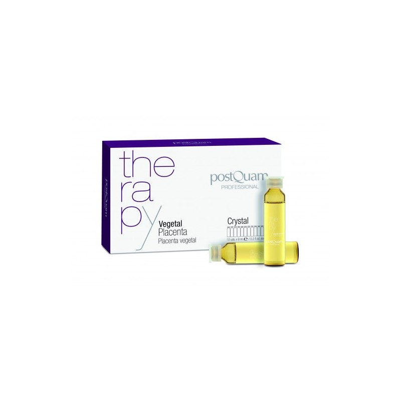 - POSTQUAM - Ampollas Caída Placenta Vegetal de cristal 12x9 ml - POSTQUAM - Ampollas Caída Placenta Vegetal de cristal 12x9 ml