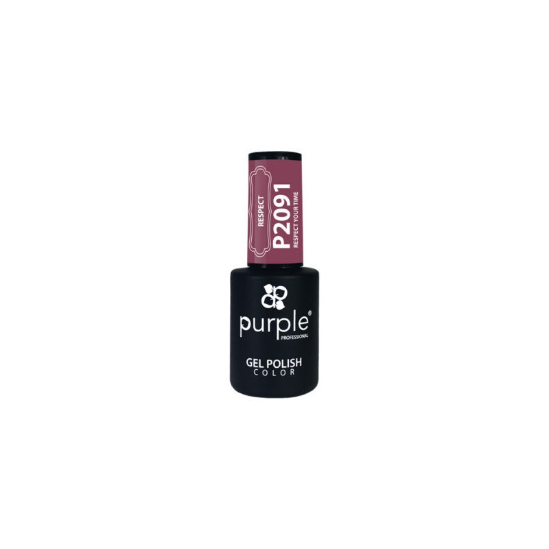 - PURPLE - Esmalte Permanente en Gel Respect Your Time P2091 10 ml - PURPLE - Esmalte Permanente en Gel Respect Your Time P2091 10 ml