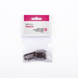 - BIFULL - Clips 3.2 cm MARRONES 4 unidades