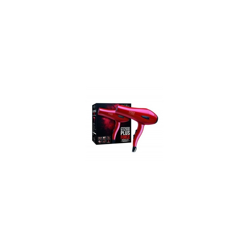 - POSTQUAM - Secador GTI 2600 Plus Force 2200w ROJO - POSTQUAM - Secador GTI 2600 Plus Force 2200w ROJO