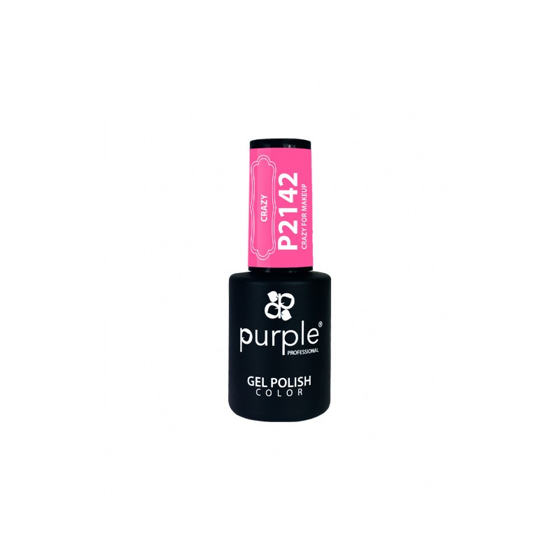 - PURPLE - Esmalte Permanente en Gel Crazy for Makeup P2142 10 ml - PURPLE - Esmalte Permanente en Gel Crazy for Makeup P2142 10 ml