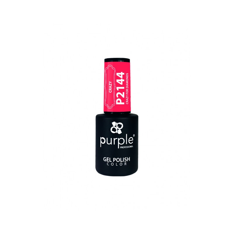 - PURPLE - Esmalte Permanente en Gel Crazy for Diamonds P2144 10 ml - PURPLE - Esmalte Permanente en Gel Crazy for Diamonds P2144 10 ml