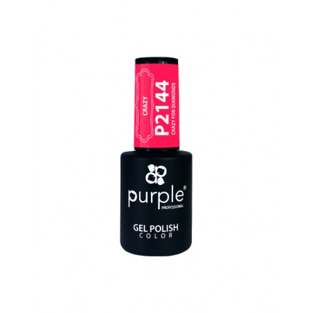 - PURPLE - Esmalte Permanente en Gel Crazy for Diamonds P2144 10 ml