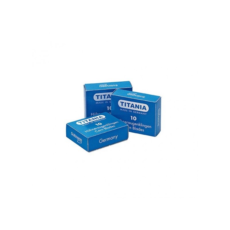 - TITANIA - Caja Cuchillas Cortacallos (Pack 10 cajitas)