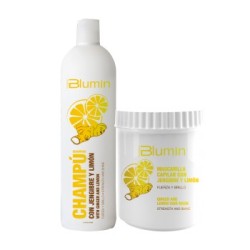 - TAHE - Pack Blumin Jengibre y Limón (champú 1000 ml + mascarilla 700 ml