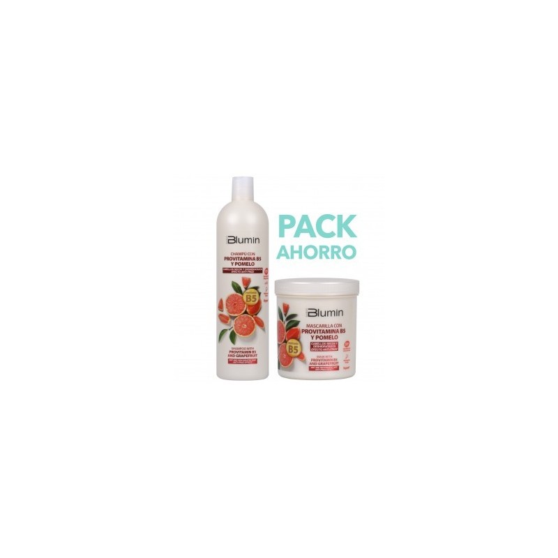 - TAHE - Pack Blumin Provitamina B5 y Pomelo (Champú 1000 ml + Mascarilla 700 ml) - TAHE - Pack Blumin Provitamina B5 y Pomelo (Champú 1000 ml + Mascarilla 700 ml)