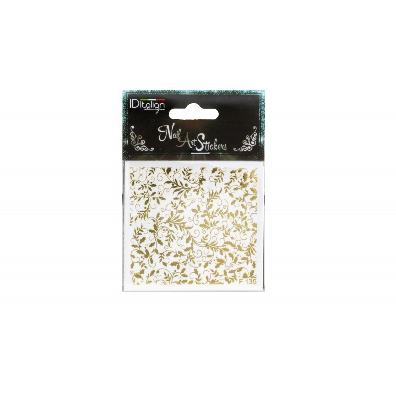 - POSTQUAM - Pegatinas Nail Art Stickers Gold Flowers - POSTQUAM - Pegatinas Nail Art Stickers Gold Flowers