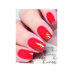 - POSTQUAM - Pegatinas Nail Art Stickers Brown Filigre