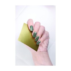 - POSTQUAM - Pegatinas Nail Art Vinil silver Lines