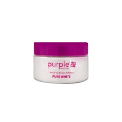 - PURPLE - Polvo Acrílico Queen Power PURE WHITE 50 gramos