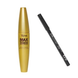 - TAHE - Máscara de pestañas MAX Volume Express + perfilador de ojos de regalo
