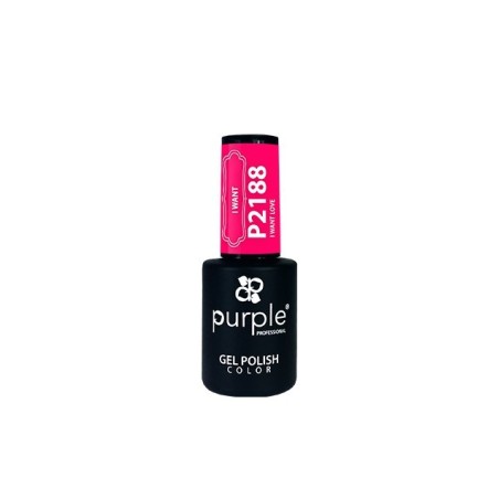 - PURPLE - Esmalte Permanente en Gel I Want Love P2188 10 ml
