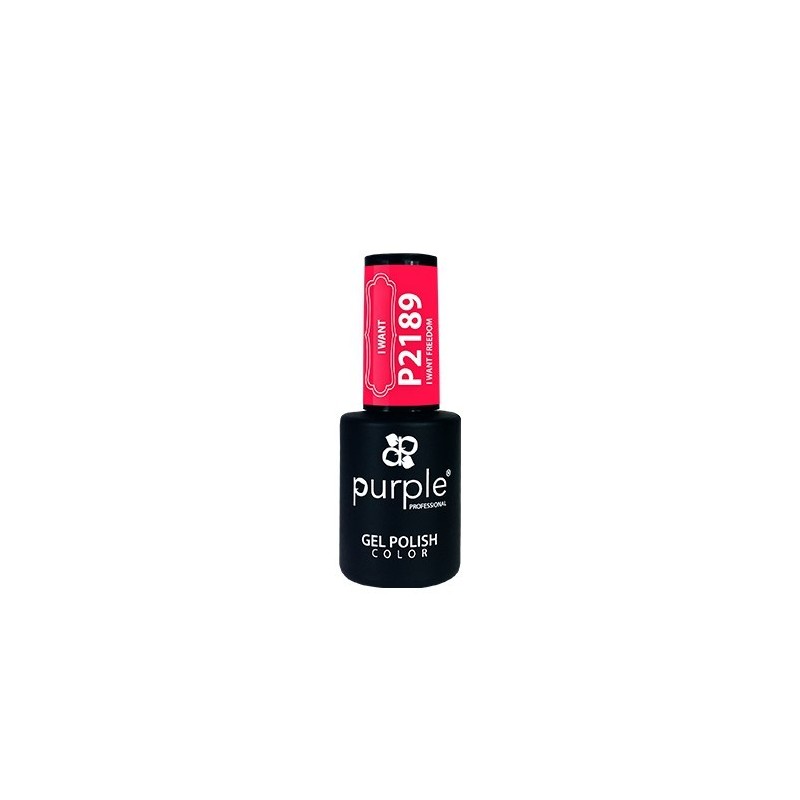 - PURPLE - Esmalte Permanente en Gel I Want Freedom P2189 10 ml - PURPLE - Esmalte Permanente en Gel I Want Freedom P2189 10 ml