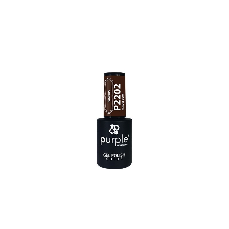 - PURPLE - Esmalte Permanente en Gel Famous Book P2202 10 ml - PURPLE - Esmalte Permanente en Gel Famous Book P2202 10 ml
