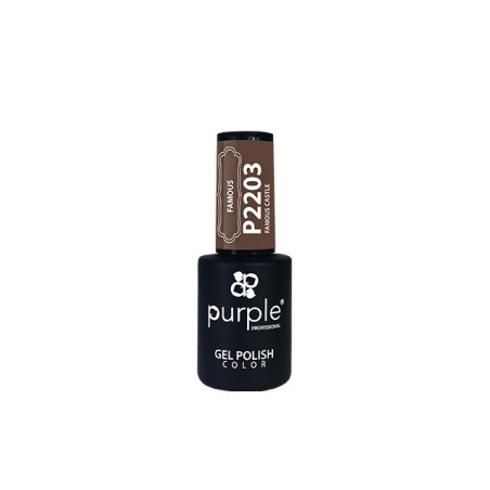 - PURPLE - Esmalte Permanente en Gel Famous Castle P2203 10 ml