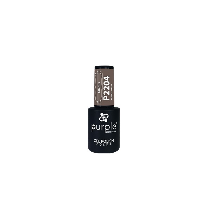 - PURPLE - Esmalte Permanente en Gel Famous Tower P2204 10 ml - PURPLE - Esmalte Permanente en Gel Famous Tower P2204 10 ml