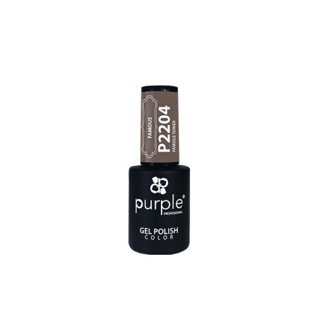 - PURPLE - Esmalte Permanente en Gel Famous Tower P2204 10 ml