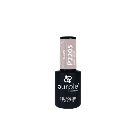 - PURPLE - Esmalte Permanente en Gel Famous Bridge P2205 10 ml