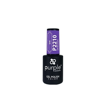 - PURPLE - Esmalte Permanente en Gel Give Me Loyalty P2210 10 ml