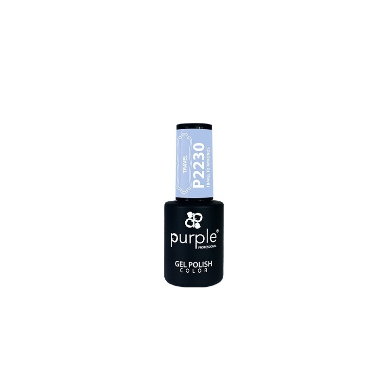 - PURPLE - Esmalte Permanente en Gel Travel To Mykonos P2230 10 ml - PURPLE - Esmalte Permanente en Gel Travel To Mykonos P2230 10 ml