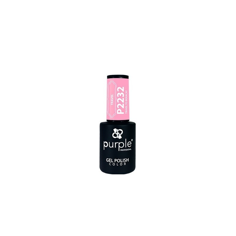 - PURPLE - Esmalte Permanente en Gel Travel To Boracay P2232 10 ml