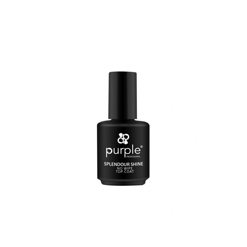 - PURPLE - Top Coat SPLENDOUR SHINE No Wipe 15 ml - PURPLE - Top Coat SPLENDOUR SHINE No Wipe 15 ml