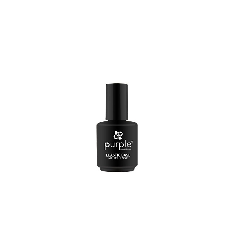 - PURPLE - Elastic Base MILKY ROSE 15 ml - PURPLE - Elastic Base MILKY ROSE 15 ml