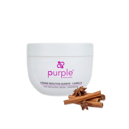 - PURPLE - Crema Reductora Efecto Calor CANELA 500 ml