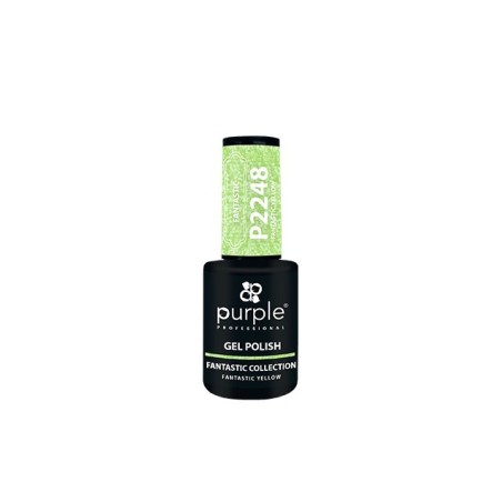 - PURPLE - Esmalte Permanente en Gel Fantastic Yellow P2248 10 ml