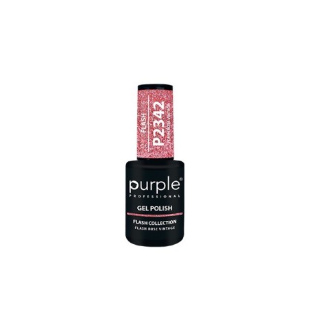 - PURPLE - Esmalte Permanente en Gel Flash Rose Vintage P2342 10 ml