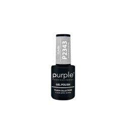 - PURPLE - Esmalte Permanente en Gel Flash Artic Silver P2343 10 ml