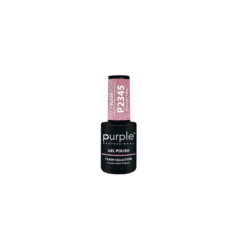 - PURPLE - Esmalte Permanente en Gel Flash Dust Pinkie P2345 10 ml - PURPLE - Esmalte Permanente en Gel Flash Dust Pinkie P2345 10 ml