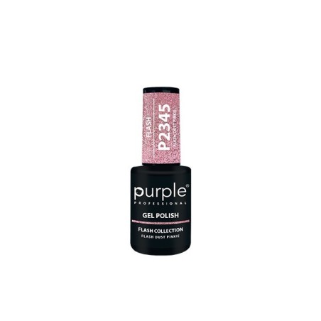 - PURPLE - Esmalte Permanente en Gel Flash Dust Pinkie P2345 10 ml