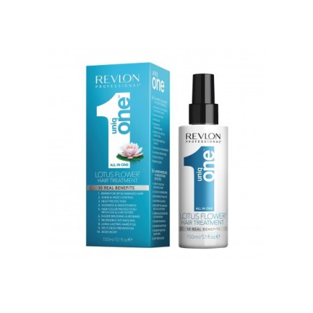 - REVLON - Mascarilla sin aclarado UNIQ ONE Lotus Flower 150 ml
