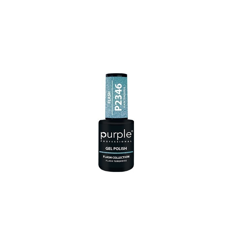 - PURPLE - Esmalte Permanente en Gel Flash Turquoise P2346 10 ml - PURPLE - Esmalte Permanente en Gel Flash Turquoise P2346 10 ml