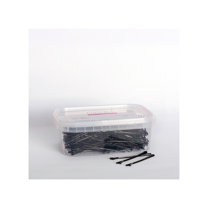 - BIFULL - Horquillas Clip Planas NEGRAS 51 mm 500 gramos - BIFULL - Horquillas Clip Planas NEGRAS 51 mm 500 gramos