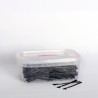 - BIFULL - Horquillas Clip Planas NEGRAS 51 mm 500 gramos