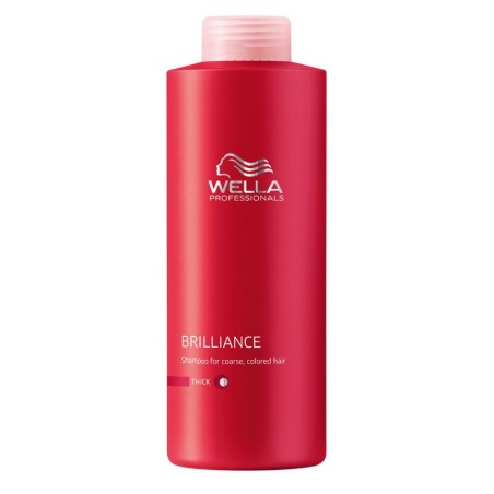 - WELLA - Champú Brilliance cabellos coloreados gruesos 1000 ml