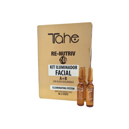 - TAHE - Kit Iluminador Re-Nutriv con ácido hialurónico 2x2ml