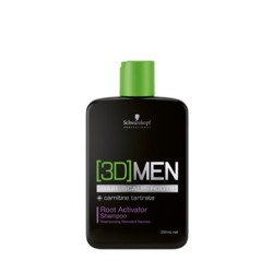 - SCHWARZKOPF - 3dMen Champú Activador de raíces Root Activator 250 ml
