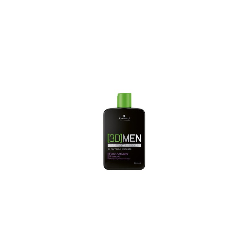 - SCHWARZKOPF - 3dMen Champú Activador de raíces Root Activator 250 ml - SCHWARZKOPF - 3dMen Champú Activador de raíces Root Activator 250 ml