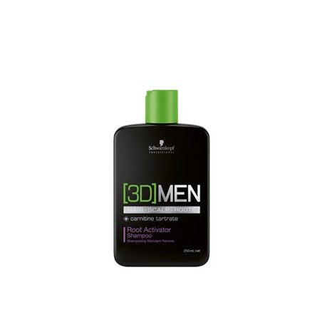 - SCHWARZKOPF - 3dMen Champú Activador de raíces Root Activator 250 ml