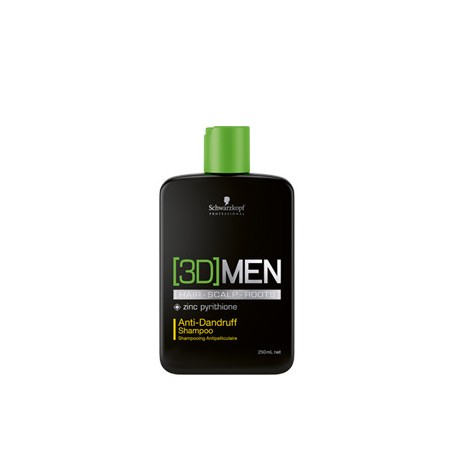 - SCHWARZKOPF - 3dMen Champú Anticaspa Anti-Dandruff 250 ml