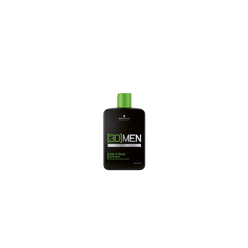 - SCHWARZKOPF - 3dMen Champú Cabello y Cuerpo Hair & Body 1000 ml - SCHWARZKOPF - 3dMen Champú Cabello y Cuerpo Hair & Body 1000 ml
