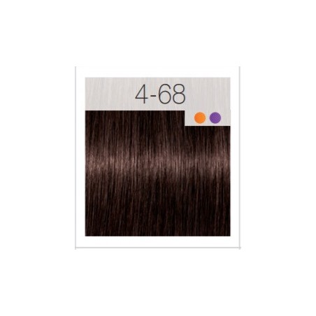 - SCHWARZKOPF - Tinte Igora Royal 4/68 Castaño Medio Marrón Rojo 60 ml + oxidante gratis