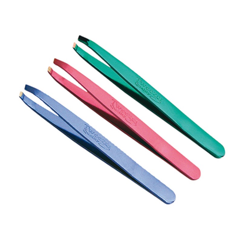 - EUROSTIL - Pinza depilar inoxidable colores metalizados - EUROSTIL - Pinza depilar inoxidable colores metalizados