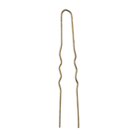 - EUROSTIL - Bolsa 20 horquillas Invisible Bronce Ondina 55 mm