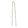- EUROSTIL - Bolsa 20 horquillas Invisible Bronce Ondina 55 mm