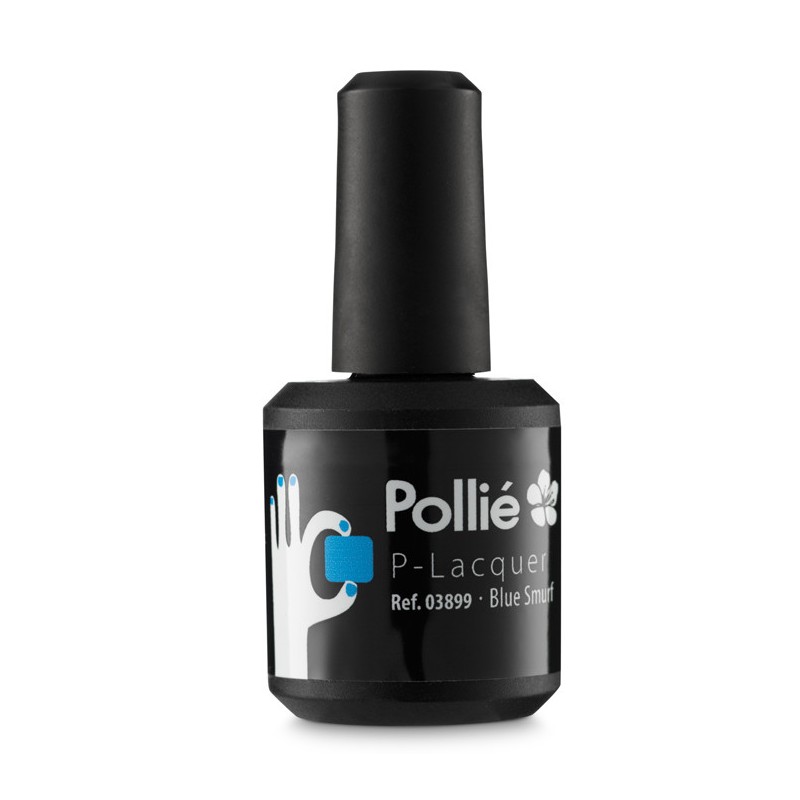 - POLLIE - Esmalte semi-permanente P-Laquer Blue Smurf 15 ml - POLLIE - Esmalte semi-permanente P-Laquer Blue Smurf 15 ml
